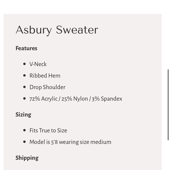 Asbury V-neck Sweater - Picture 5 of 10